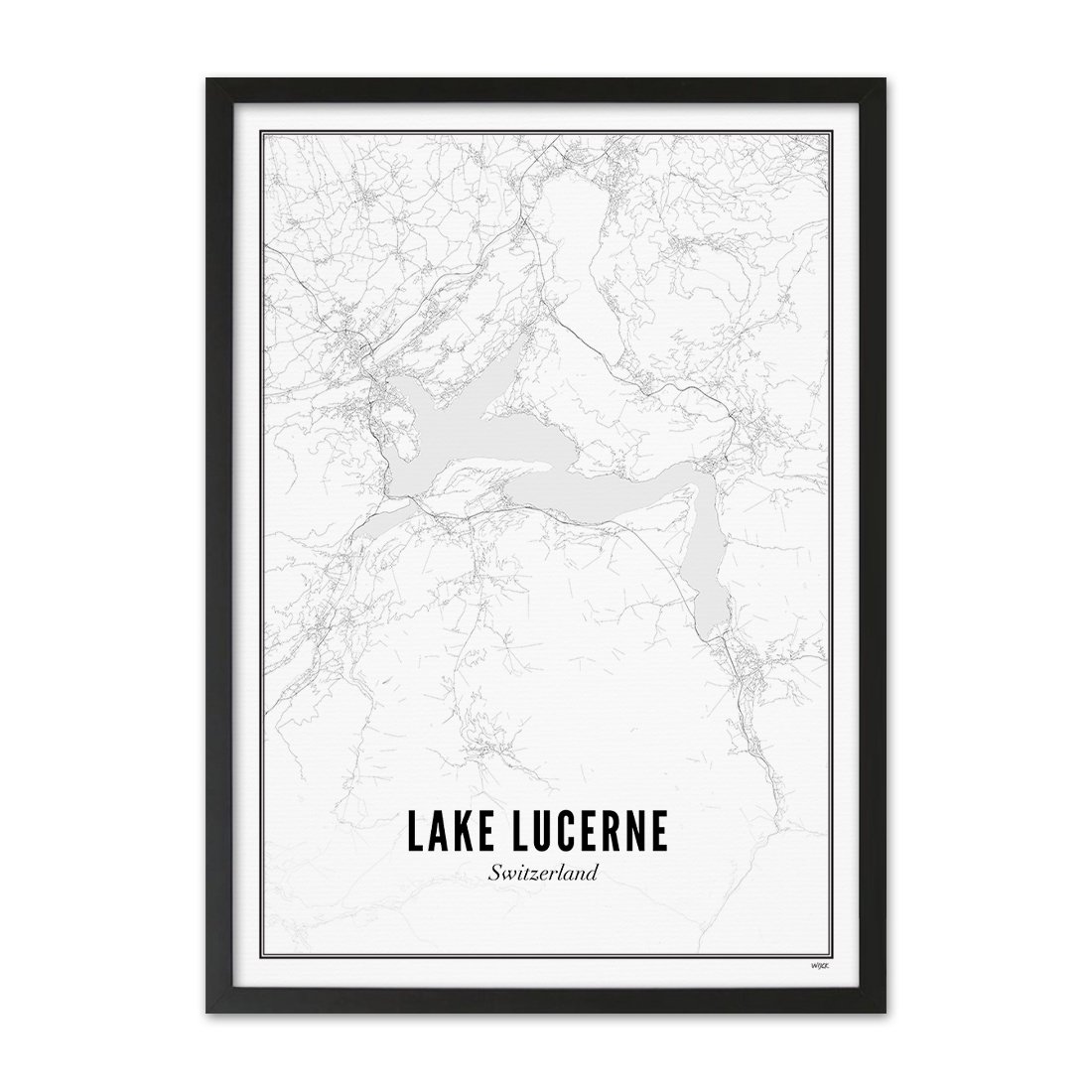 Poster van Vierwoudstrekenmeer | WIJCK. 